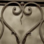 The Letter heart_5 - PARIS - Sepia Tone