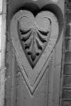 The Letter heart - NYC - Black & White