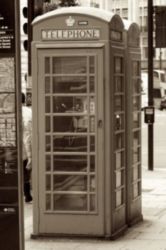 The Letter i_4 - London - Sepia Tone