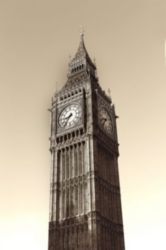The Letter i_7 - London - Sepia Tone