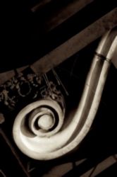 The Letter j_1 - London - Sepia Tone