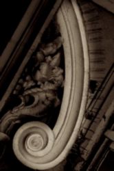 The Letter j_1 - PARIS - Sepia Tone