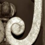 The Letter j_3 - London - Sepia Tone