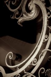 The Letter j_3 - PARIS - Sepia Tone