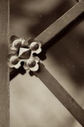 The Letter k_1 - PARIS - Sepia Tone