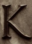 The Letter k_1 - NYC - Sepia Tone