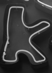 The Letter k_2 - NYC - Black & White