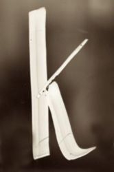 The Letter k_5 - London - Sepia Tone