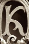 The Letter k_6 - London - Sepia Tone