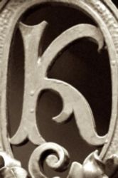 The Letter k_6 - London - Sepia Tone