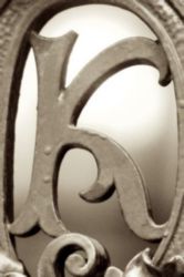 The Letter k_7 - London - Sepia Tone