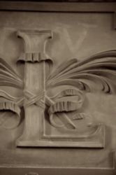 The Letter l_9 - PARIS - Sepia Tone