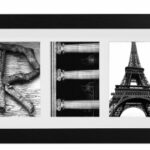 BLACK 5 OPENINGS FRAME