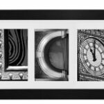 BLACK 7 OPENINGS FRAME