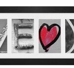 BLACK 8 OPENINGS FRAME