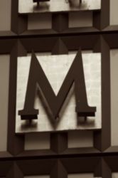 The Letter m_12 - NYC - Sepia Tone