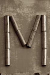 The Letter m_13 - London - Sepia Tone