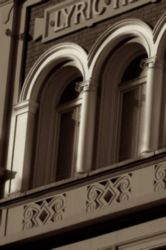 The Letter m_1 - London - Sepia Tone