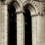 The Letter m_3 - PARIS - Sepia Tone