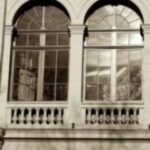 The Letter m_7 - PARIS - Sepia Tone
