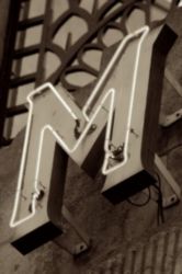 The Letter m_9 - London - Sepia Tone