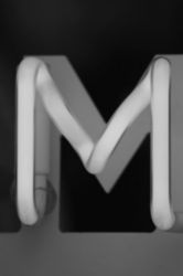 The Letter m_9 - NYC - Black & White