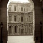 The Letter n_2 - PARIS - Sepia Tone
