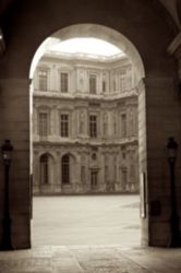 The Letter n_2 - PARIS - Sepia Tone