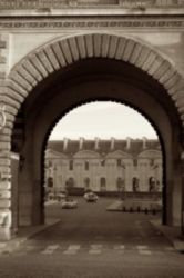 The Letter n_3 - PARIS - Sepia Tone