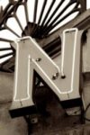 The Letter n_5 - London - Sepia Tone