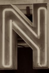 The Letter n_5 - PARIS - Sepia Tone