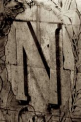 The Letter n_6 - PARIS - Sepia Tone