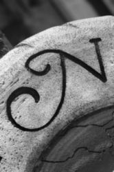 The Letter n_7 - London - Black & White
