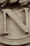 The Letter n_7 - PARIS - Sepia Tone