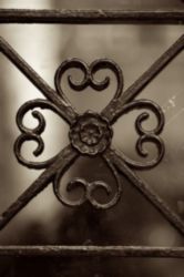 The Letter o_14 - PARIS - Sepia Tone