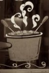 The Letter o_41 - PARIS - Sepia Tone
