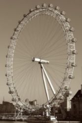 The Letter o_48 - London - Sepia Tone