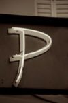 The Letter p_2 - PARIS - Sepia Tone