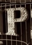 The Letter p_2 - NYC - Sepia Tone