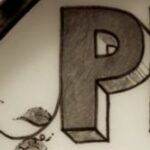 The Letter p_4 - PARIS - Sepia Tone