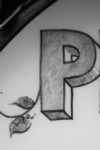 The Letter p_4 - PARIS - Black & White