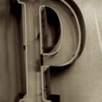 The Letter p_4 - NYC - Sepia Tone