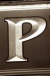 The Letter p_5 - London - Sepia Tone
