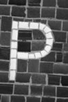 The Letter p_6 - NYC - Black & White
