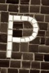 The Letter p_6 - NYC - Sepia Tone