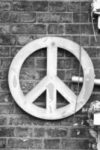 The Letter peace - London - Black & White