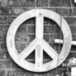 The Letter peace - London - Black & White