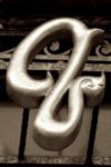 The Letter q_2 - London - Sepia Tone