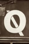 The Letter q_5 - PARIS - Sepia Tone