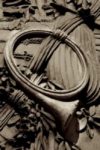 The Letter q_6 - PARIS - Sepia Tone